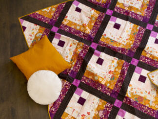 Quilt joy - fantastisk flot mønster på en flot og effektfuld quilt. Få det gratis pdf mønster