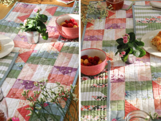 Bordløber flyvende gæs - med patchwork mønsteret flying geese. syet i vores skønne stoffer fra AGF - Art Gallery Fabrics