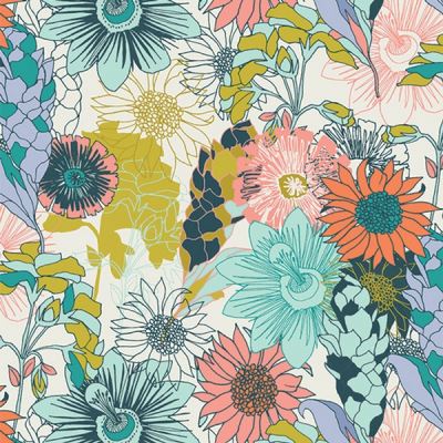 Art gallery fabrics - Path to Discovery - ABUNDANT-MEADOW eight - Layercake patchwork - AGF
