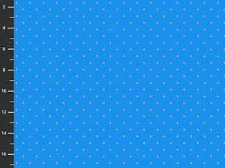 Fat quarter, blå med lyserøde prikker, fra Tula Pink kollektion True Colors Tiny - sky
