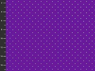 Mørklilla med lysegrøn prik stof - Fat quarter til patchwork. True Colors Tiny - designet af Tula Pink -In Opal