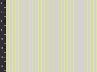 Grå med gul strib, stof fra Tula Pink - dette design er fra kollektionen True Colors Tiny og hedder Spark.
