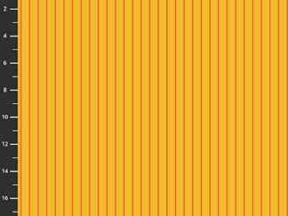 Varm gul med pink strib, stof fra Tula Pink. Denne stof er fra den fine kollektion der hedder TRue Colors Tiny Stripes og dette design hedder Sunrise